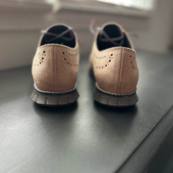 Men’s Cole Haan Dress Shoes Size 10 1/2, Tan and Grey in color - Picture 6 of 7